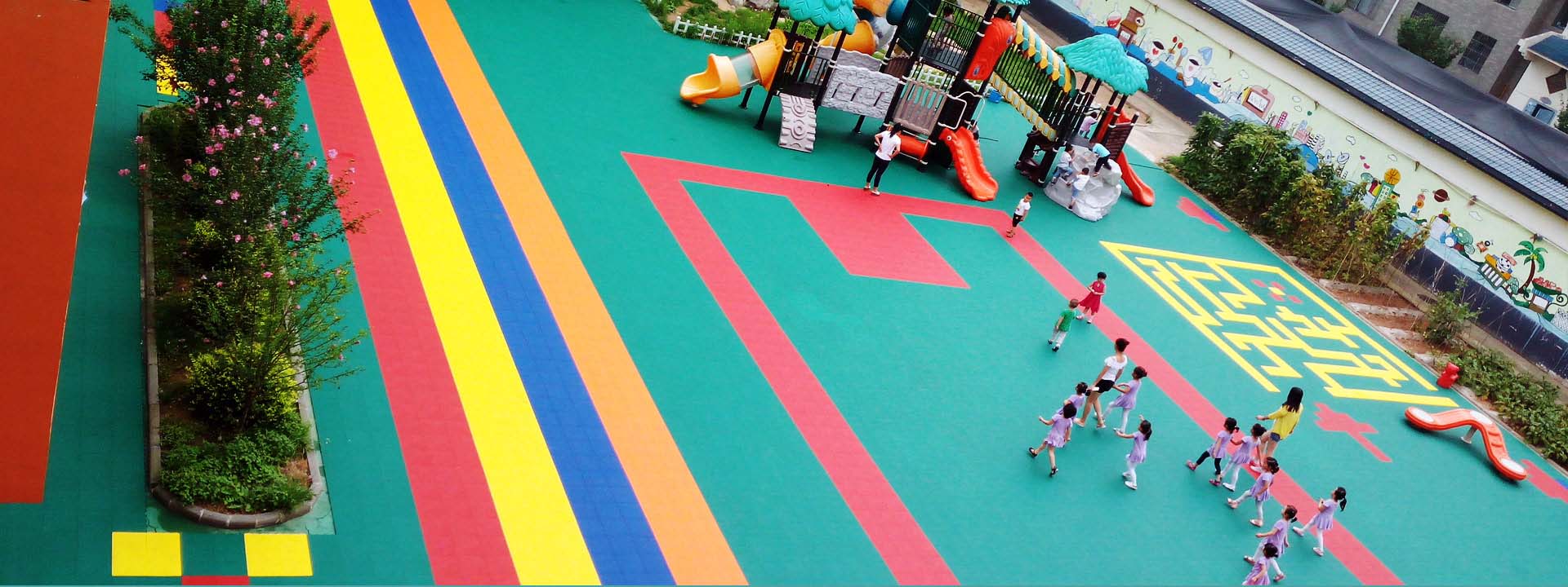 幼儿园悬浮拼装运动地板厂家